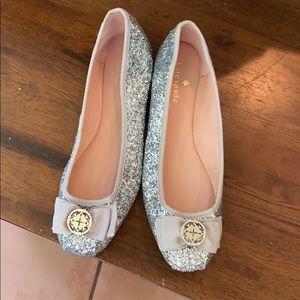 stunning Kate Spade sparkly flats